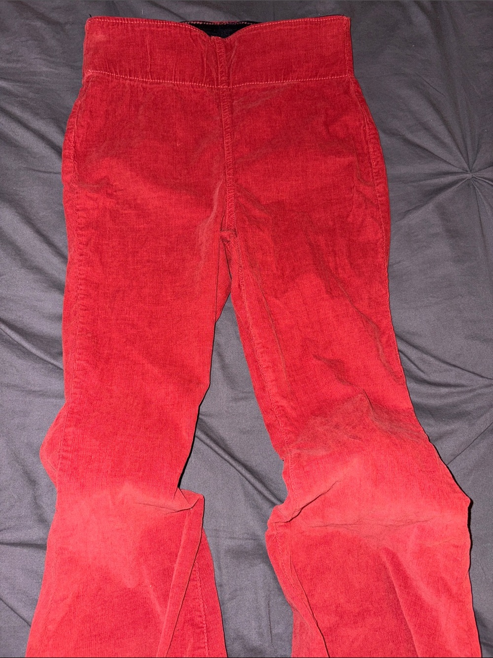 Show me your mumu Red Corduroy flare Pants